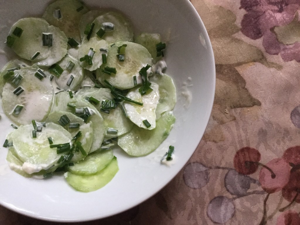 Veggie side salad to pair with schnitzel