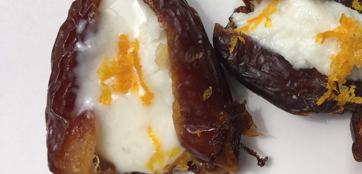 Orange oil Coconut butter Stuffed dates