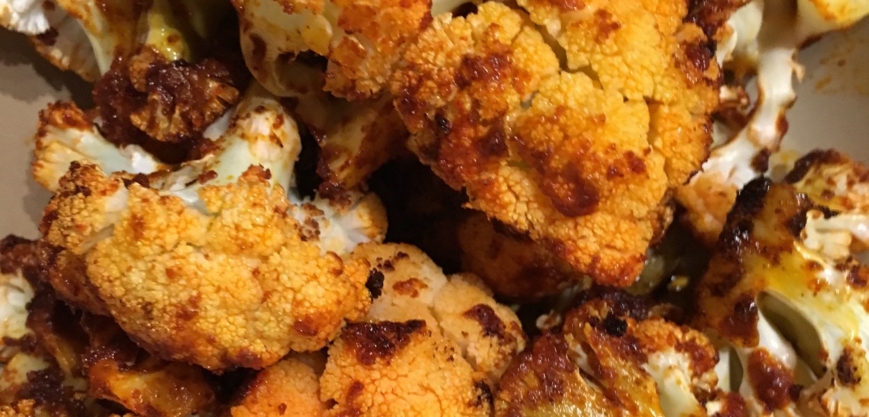 Easy spiced bbq Cauliflower wings