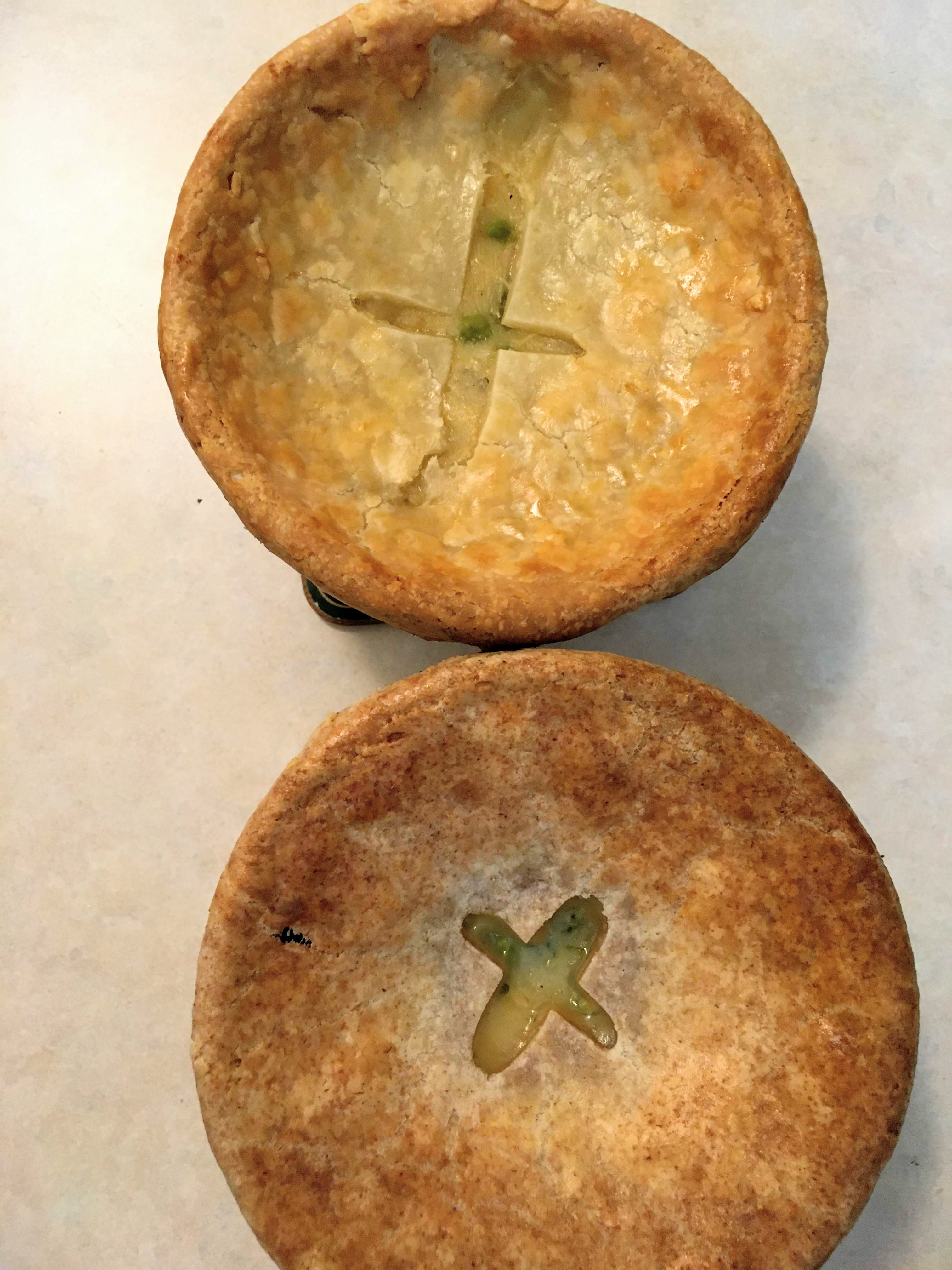 dairy free individual ramekin pot pies
