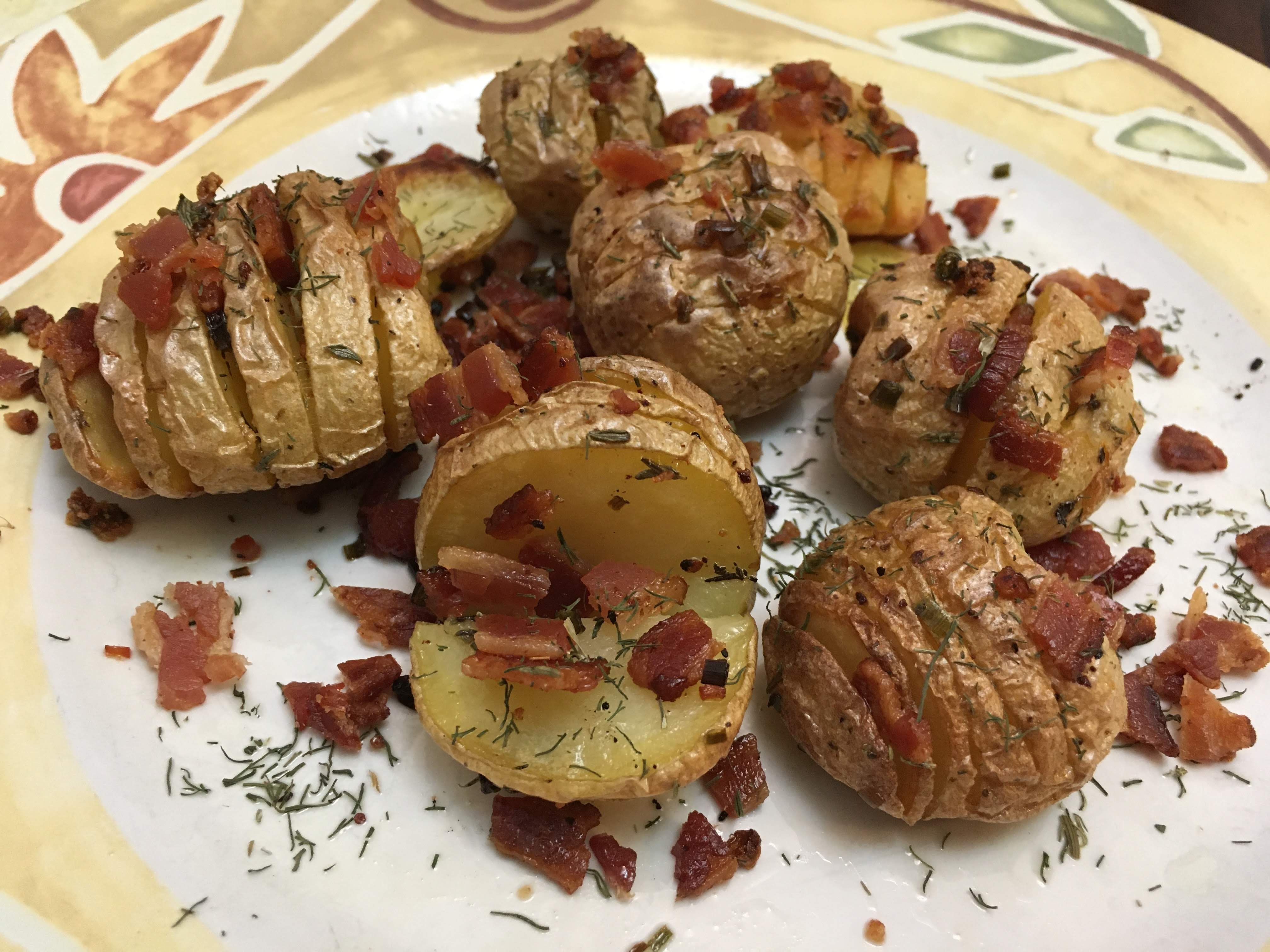 hasselback nugget potatoes 