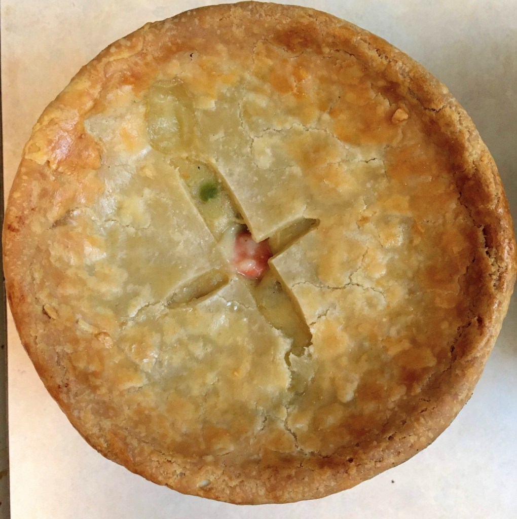 dairy free turkey pot pie or chicken pot pie with healthy pie crust