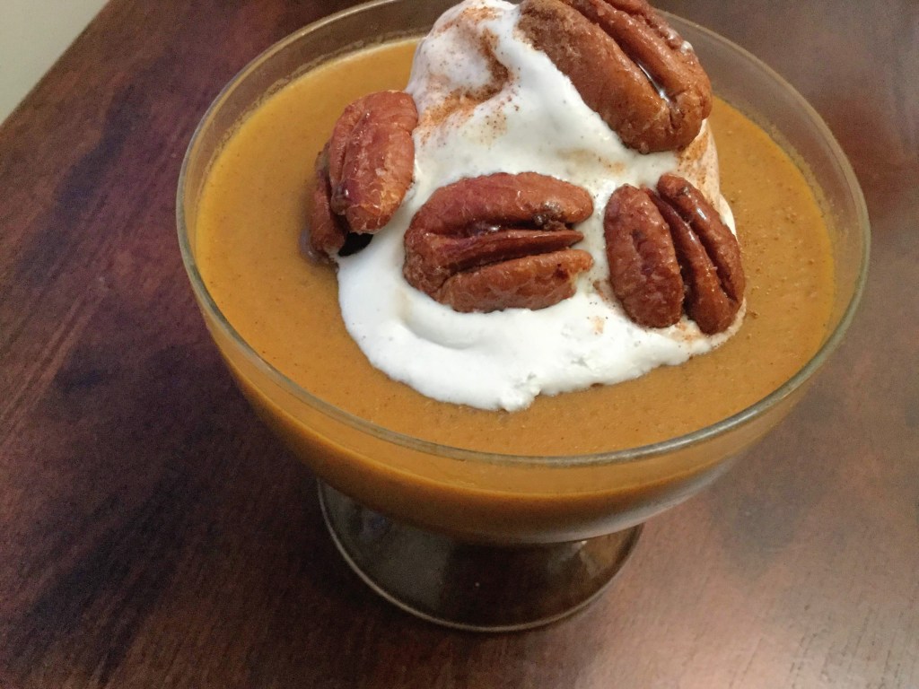 Pumpkin mousse