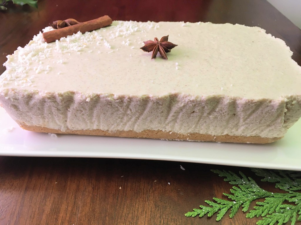 eggnog cheesecake