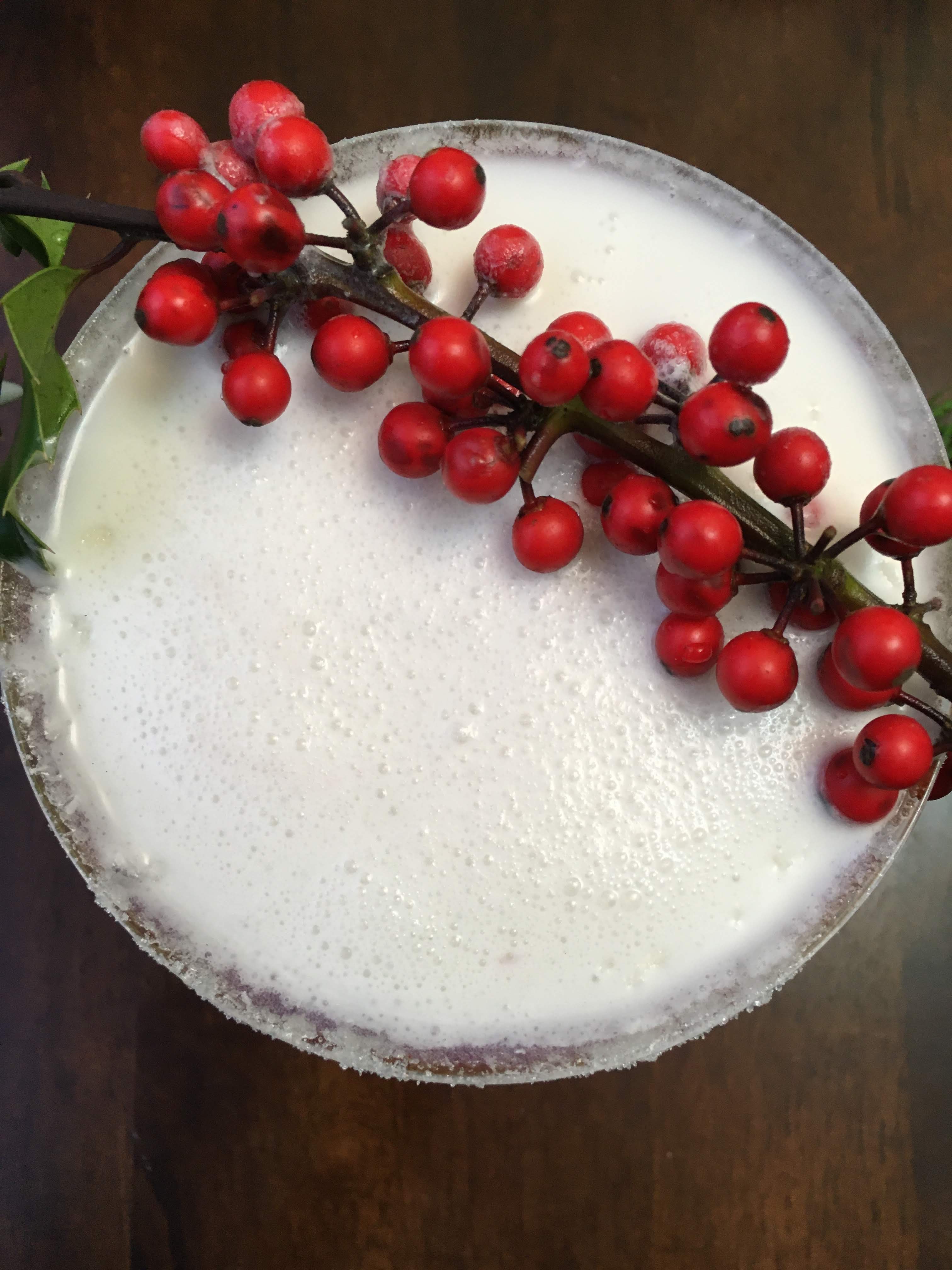 festive Christmas cocktail