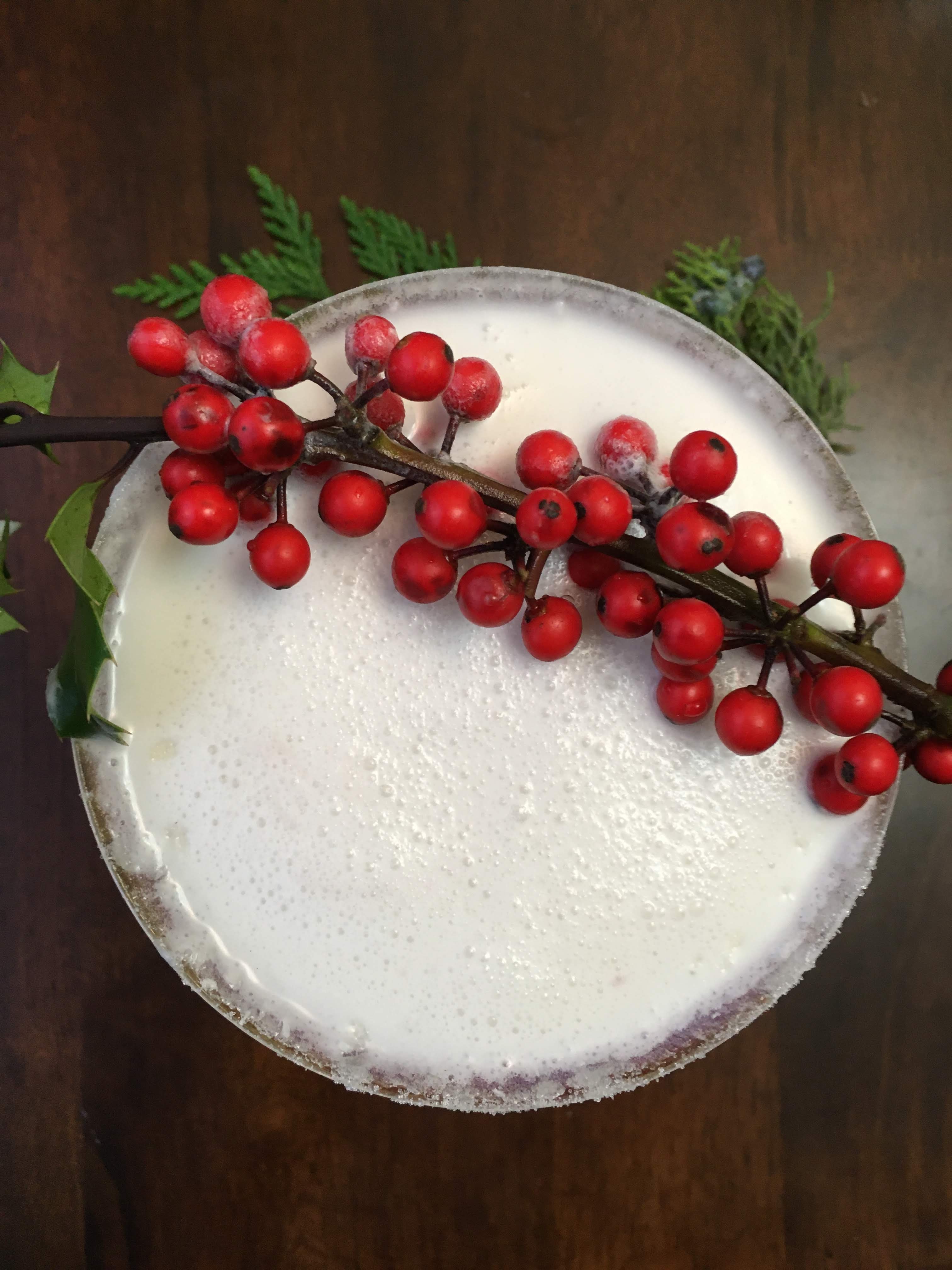 the best white christmas margarita 